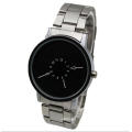 Yxl-718 Paidu Unisex Japan Quartz Watch Stainless Steel Case with PU Leather Band